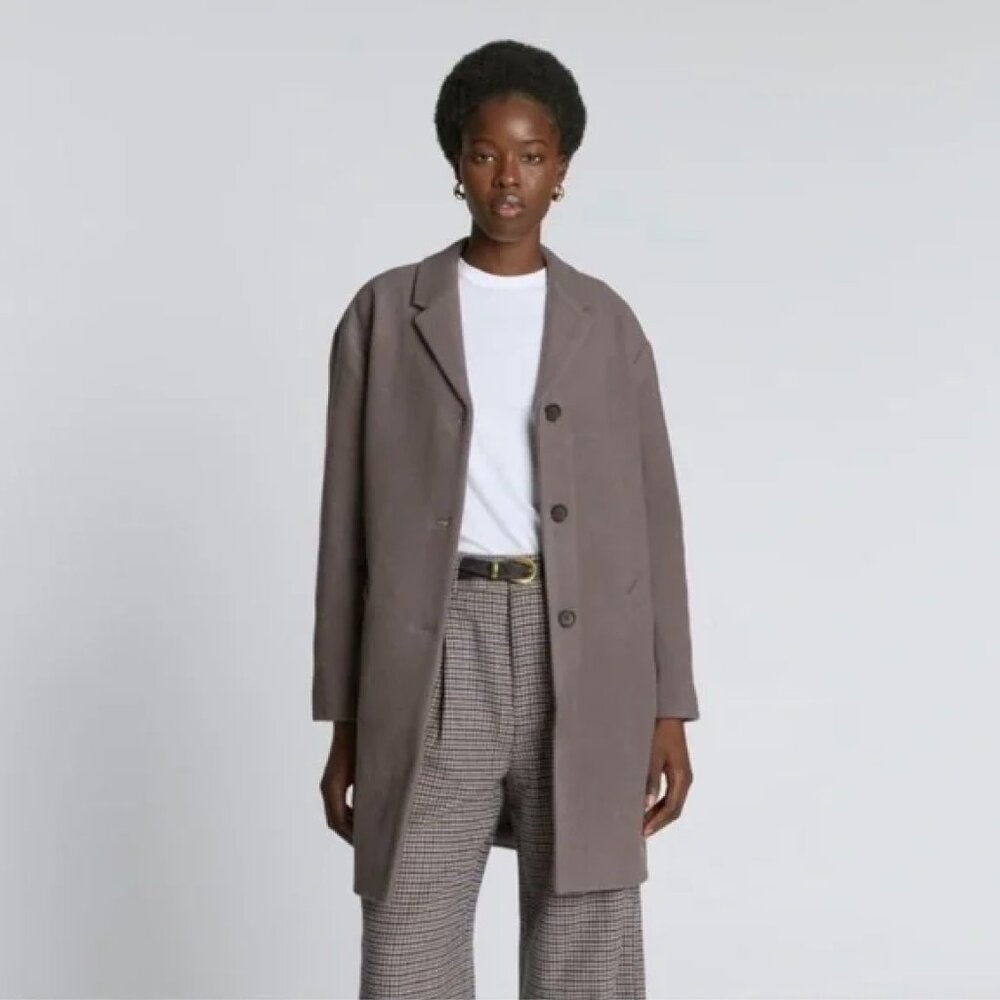 Everlane The Italian Rewool Cocoon Coat NWT
